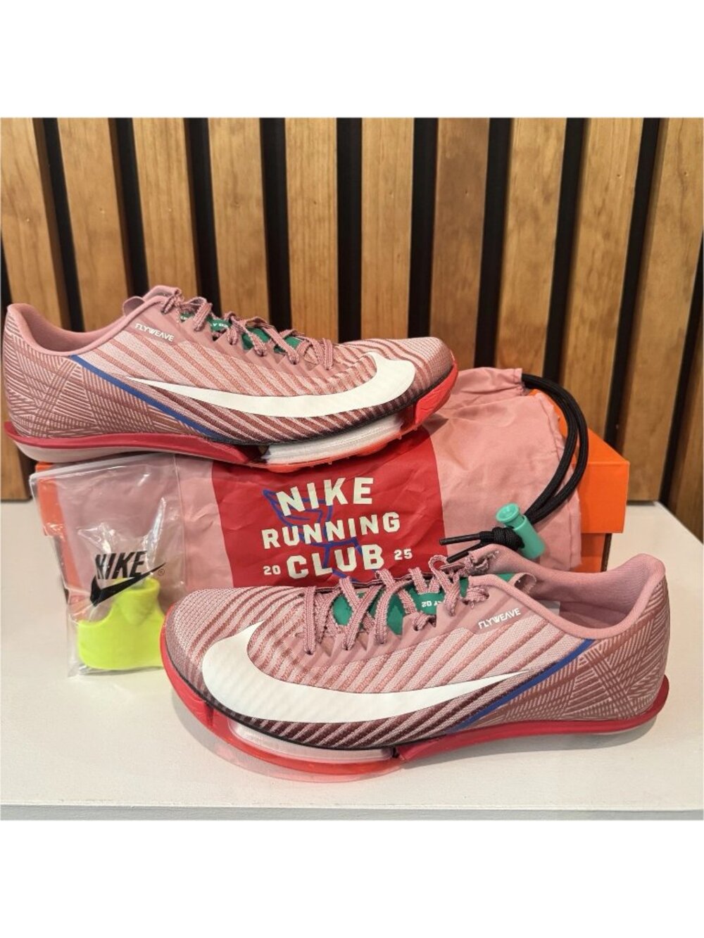 Nike Maxfly 2 Track Spikes HQ2058-600 Pink Red Mens 7 / Womens 8.5